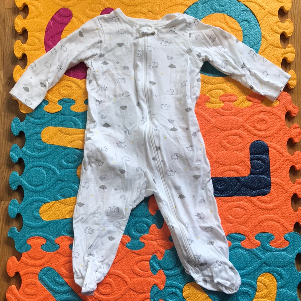 White baby onesie